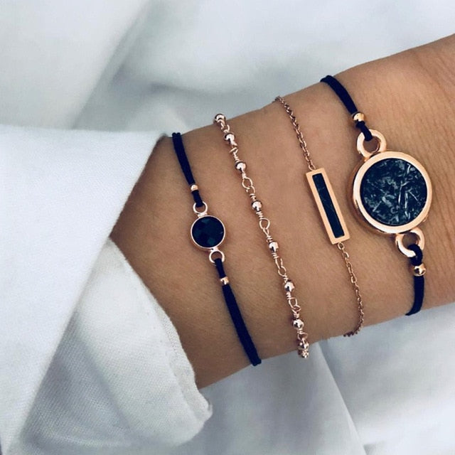 Marble Charm Mixed Bracelets for Women - Beautift