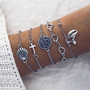 Marble Charm Mixed Bracelets for Women - Beautift