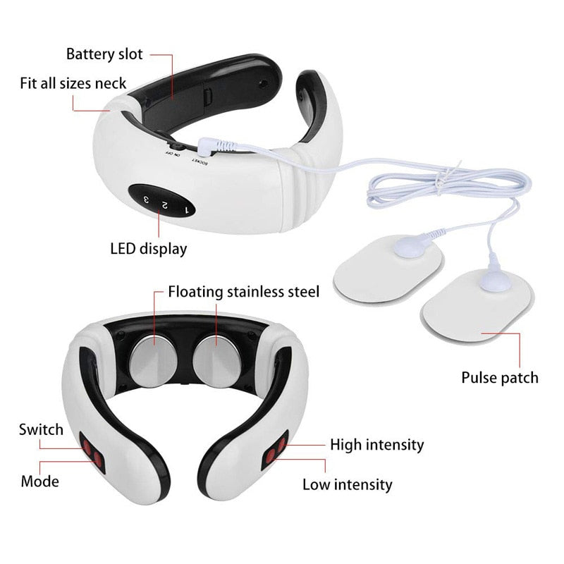 Electric Pulse Back and Neck Massager - Beautift
