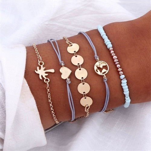 Bohemian Shell Retro Bracelet Set - Beautift