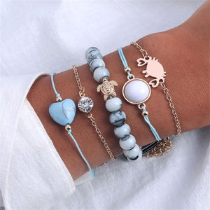 Bohemian Shell Retro Bracelet Set - Beautift