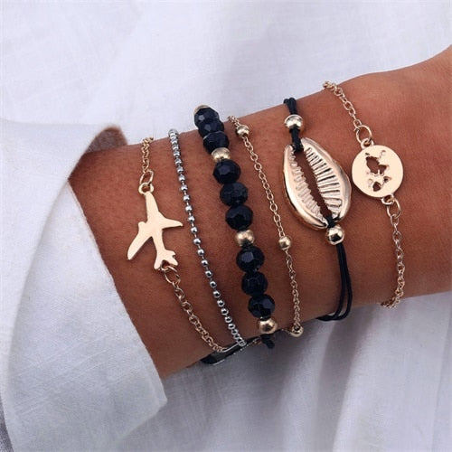 Bohemian Shell Retro Bracelet Set - Beautift
