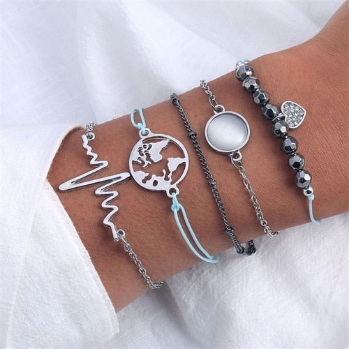 Bohemian Shell Retro Bracelet Set - Beautift