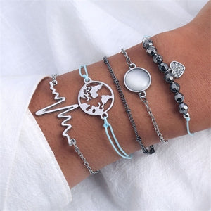 Bohemian Shell Retro Bracelet Set - Beautift