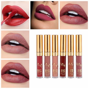 6 Colors Liquid Matte Lipstick Lip Gloss - Beautift