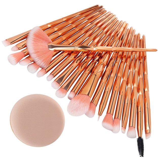 Diamond Makeup Brushes Kit - Beautift