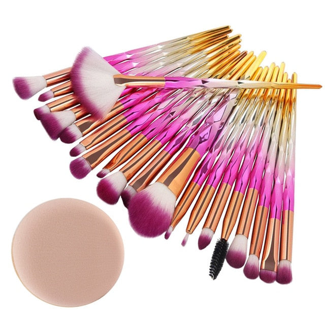 Diamond Makeup Brushes Kit - Beautift