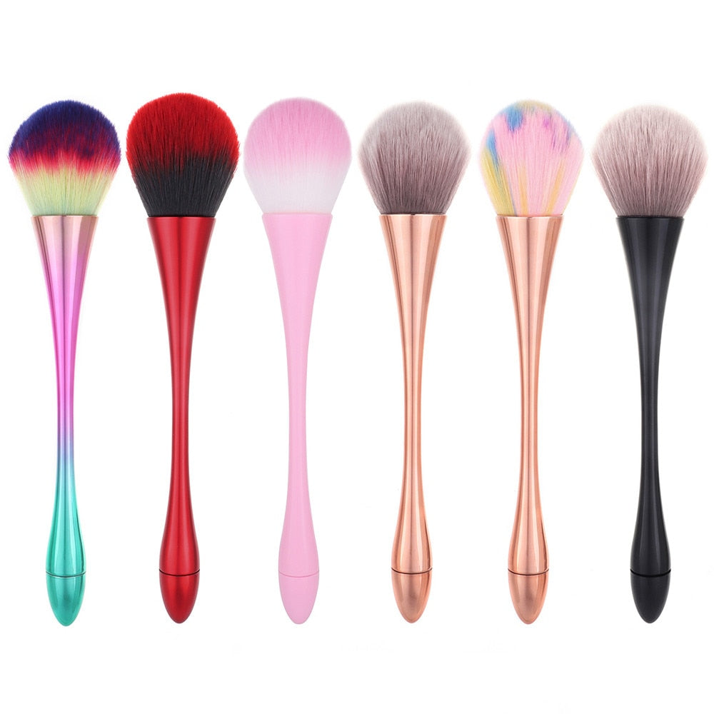 Large Soft Multicolor Make-Up Brush - Beautift