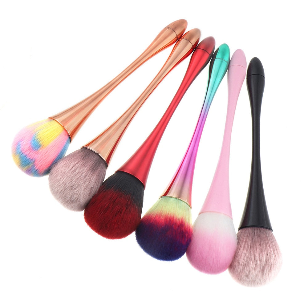 Large Soft Multicolor Make-Up Brush - Beautift