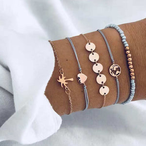 Marble Charm Mixed Bracelets for Women - Beautift
