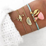 Marble Charm Mixed Bracelets for Women - Beautift