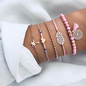 Marble Charm Mixed Bracelets for Women - Beautift