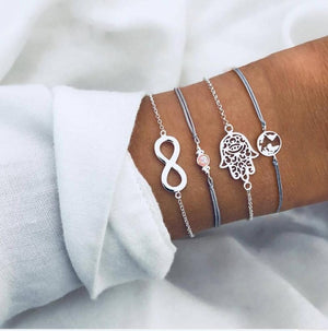 Marble Charm Mixed Bracelets for Women - Beautift