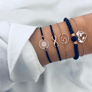 Marble Charm Mixed Bracelets for Women - Beautift
