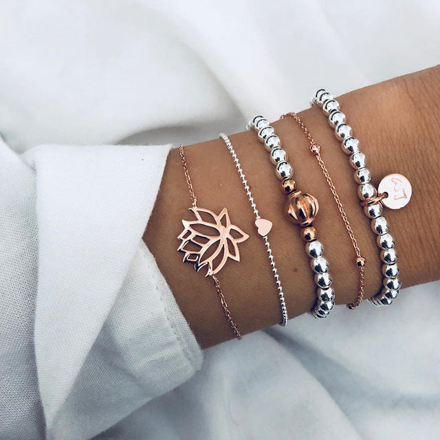 Marble Charm Mixed Bracelets for Women - Beautift