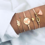 Marble Charm Mixed Bracelets for Women - Beautift