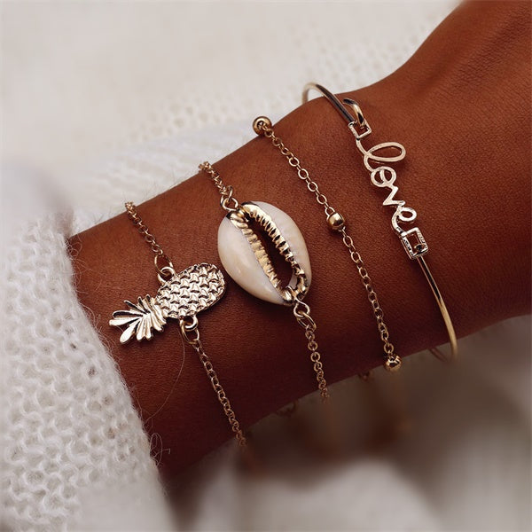 Bohemian Shell Retro Bracelet Set - Beautift