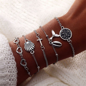 Bohemian Shell Retro Bracelet Set - Beautift